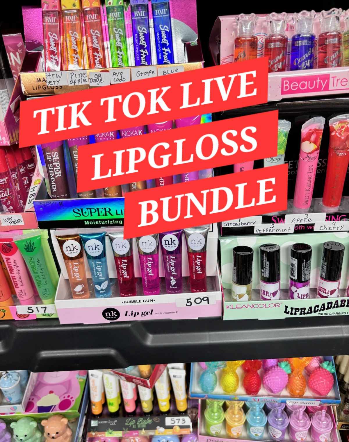 TIK TOK LIVE LIP GLOSS BUNDLE